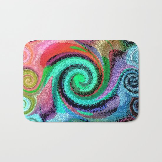 Sticky Love Mosaic Bath Mat