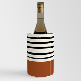 Burnt Orange x Stripes Wine Chiller