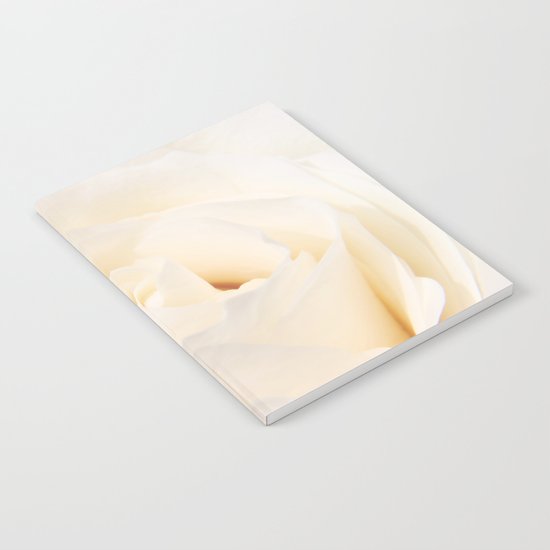 White Winterrose - Rose- Roses Notebook