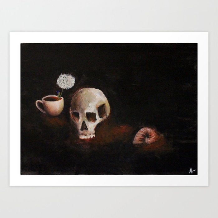 death, and the inevitable passage of time Art Print