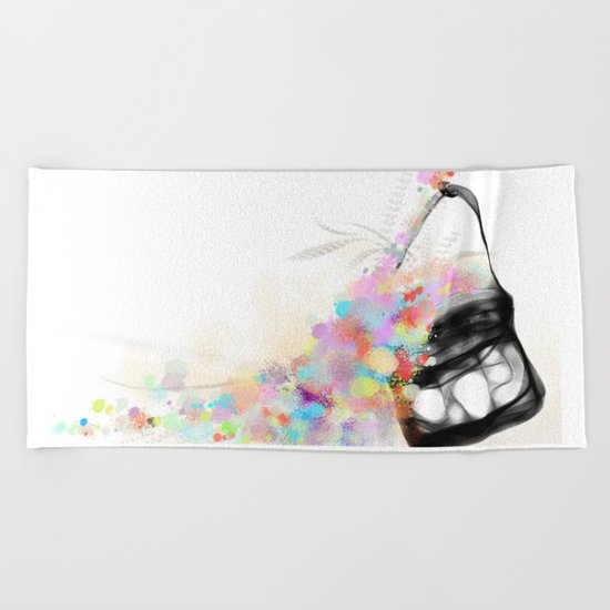 cool sketch 200 Beach Towel