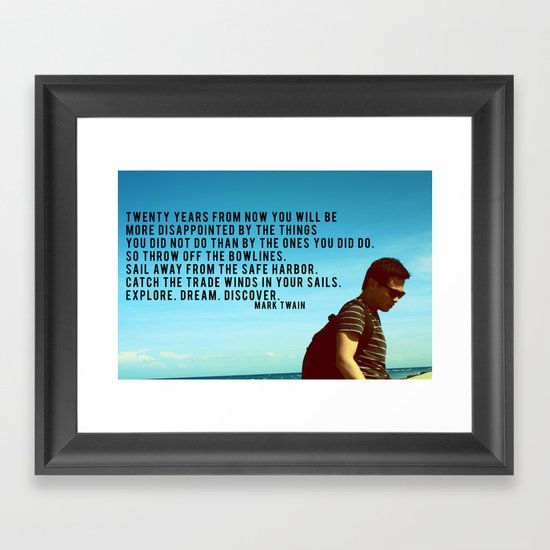 Backpack Framed Art Print
