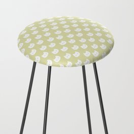 Kitty Dots in Yellow Counter Stool