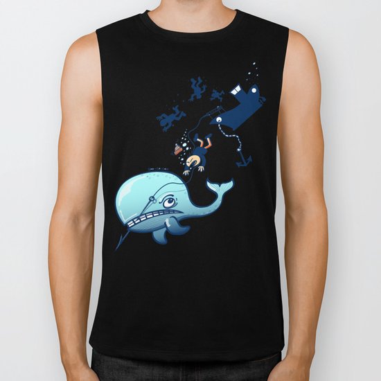 Whales are Furious! Biker Tank