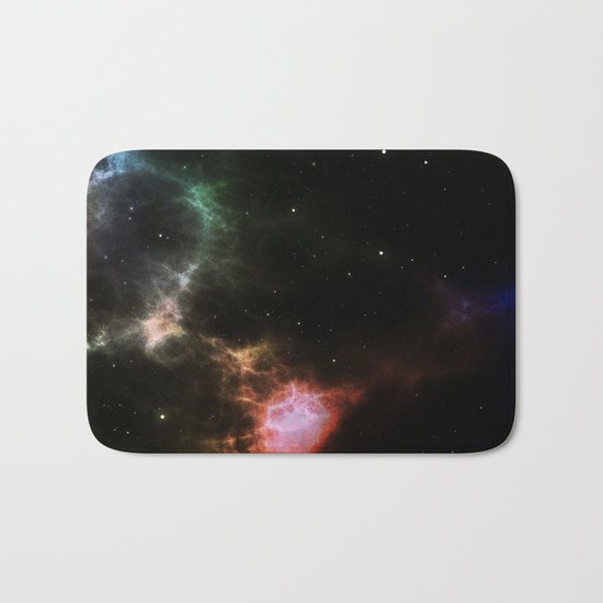 Colorful Nebula Bath Mat