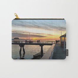 Sunset on the Edmonds Washington Fishing Pier Carry-All Pouch