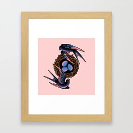 Baby Bird Framed Art Print