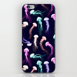 Rainbow Jellyfish iPhone Skin