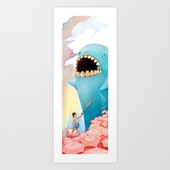 Sea Monster Art Print