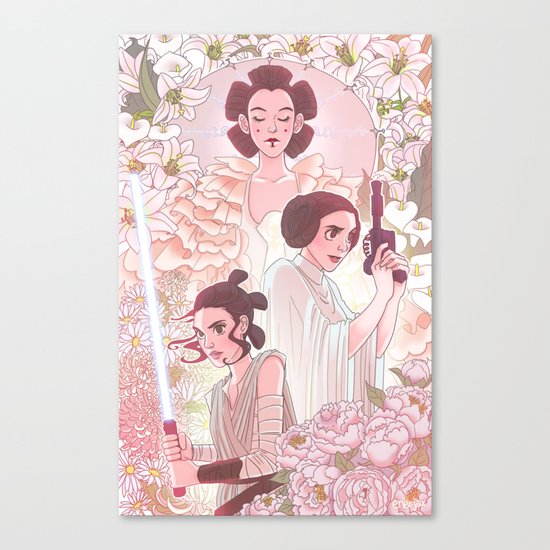 Ladies of the Light Side Canvas Print
