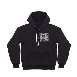 Books Strip Collage Hoody