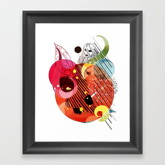Girl Framed Art Print