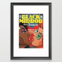 Black Mirror - San Junipero Framed Art Print