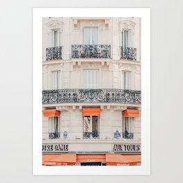 Parisian Balconies - Paris Travel Photography Art Print
