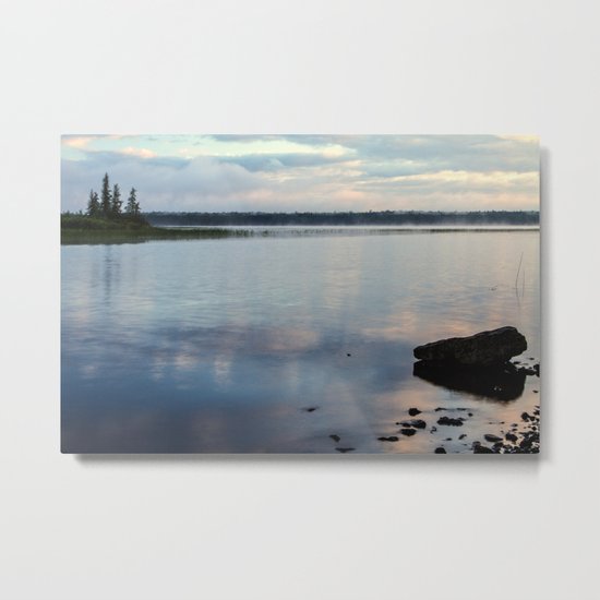 on the lake Metal Print