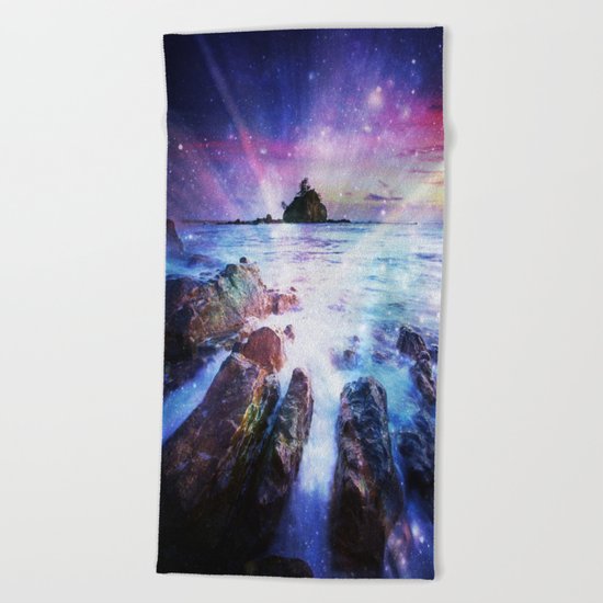 Mystical Lake Beach Towel