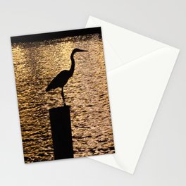 Heron Silouette Stationery Cards
