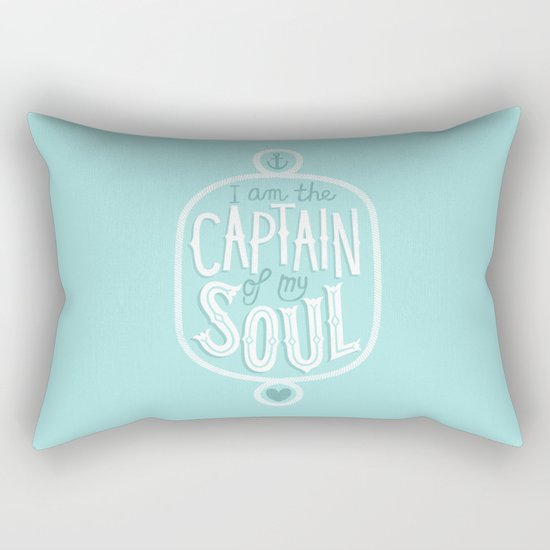 I am the Captain of my Soul Rectangular Pillow