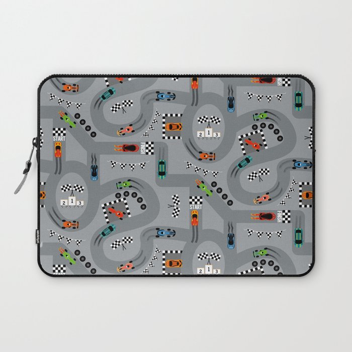 A Day At The Race Track Laptop Sleeve