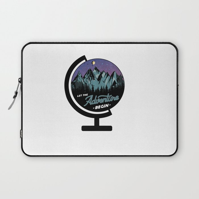 Wilderness heart Lake Graphic Design Laptop Sleeve