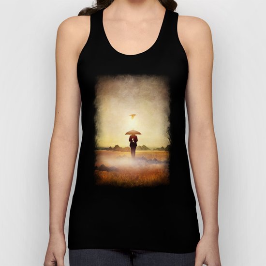Waiting for the rain Unisex Tank Top