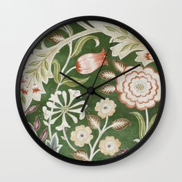 William Morris Wilhelmina Orkney Floral Wall Clock