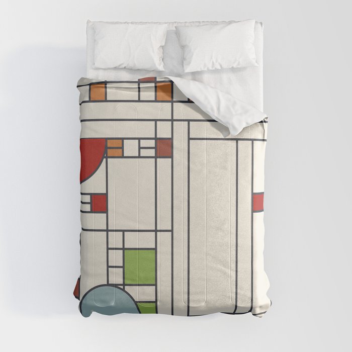 Stained glass pattern S02 Comforter