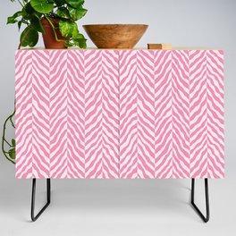 Pink Abstract Zebra chevron pattern. Digital animal print Illustration Background. Credenza
