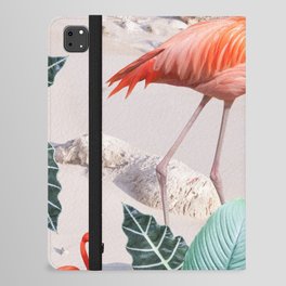 Caribbean Flamingo Dream #1 #wall #decor #art #society6 iPad Folio Case