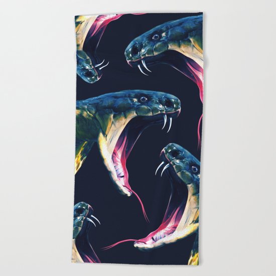 Snake Beach Towel