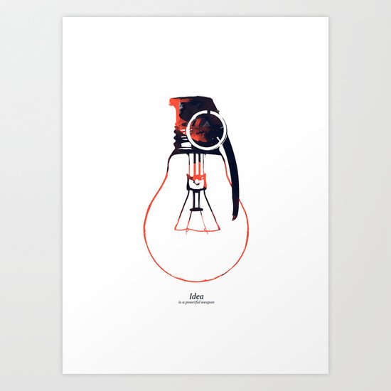 Idea Bomb (2) Art Print