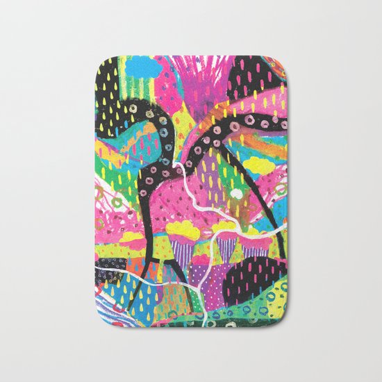 My mind runs wild like your imagination Bath Mat