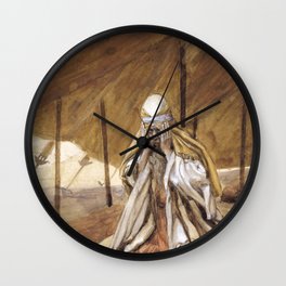 God Renews His Promises to Abraham (1896-1902) by James Tissot Wall Clock