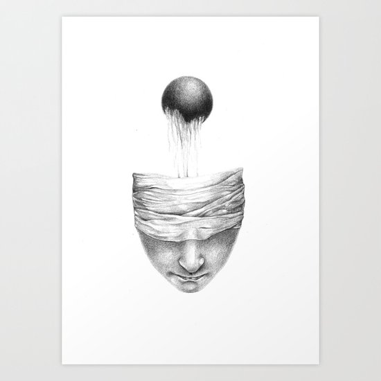 get your head out of the covers... Art Print