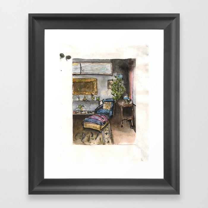 Living Room Corner Framed Art Print