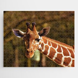 South Africa Photography - A Curious Girrafe Jigsaw Puzzle