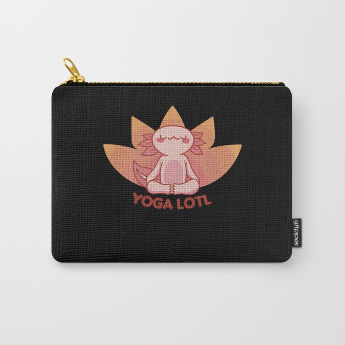 Yogalotl Axolotl Makes Yoga Lovers Cute Animals Carry-All Pouch