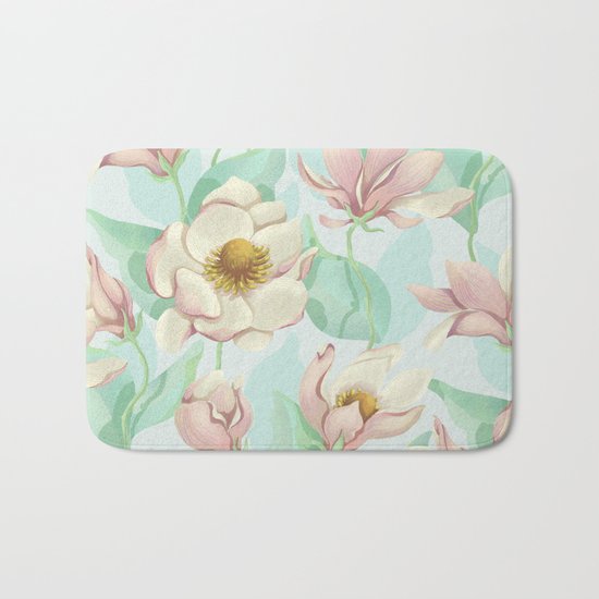 magnolia bloom - fairy version Bath Mat
