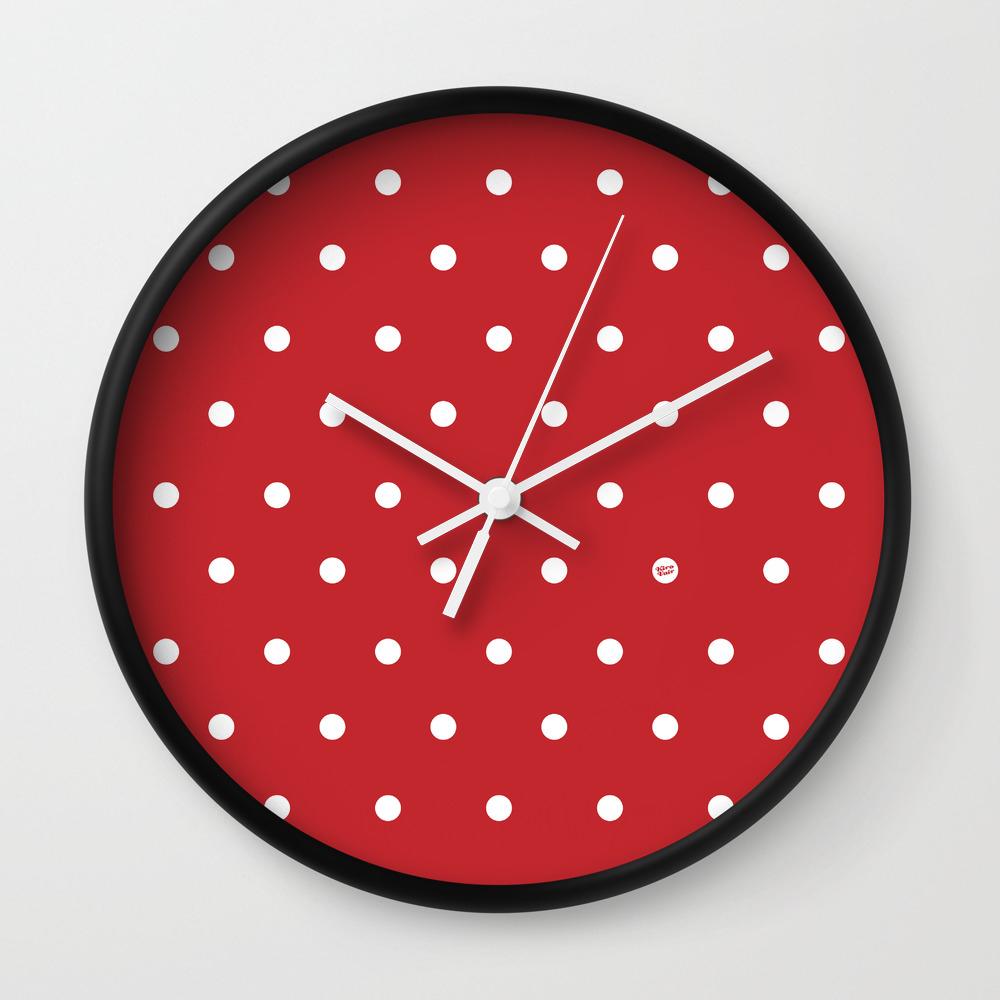 Polka Dots Red Minimal Art Design Kirovair Buyart Decor