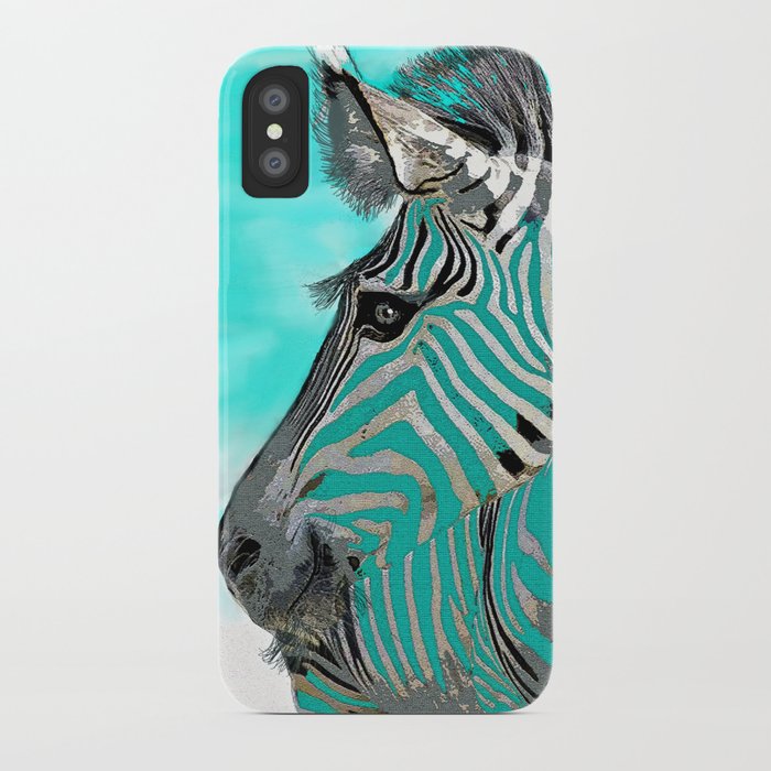 Zebra iPhone Case by saundramyles Society6