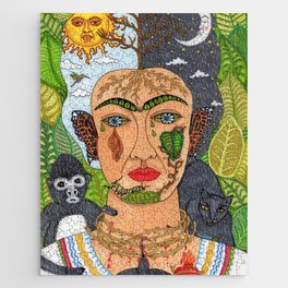 Frida Kahlo Monarca Jigsaw Puzzle