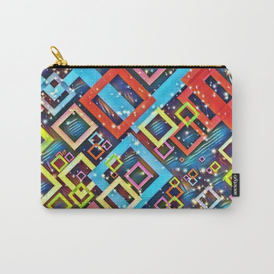 sparkling check pattern A Carry-All Pouch