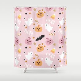 Halloween Cute Pastel Print  Shower Curtain