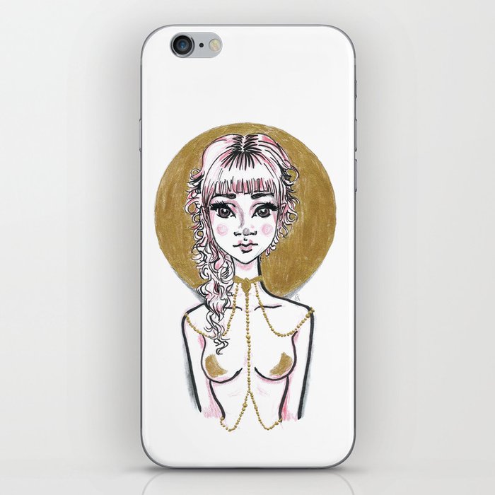 Golden Goddess iPhone Skin