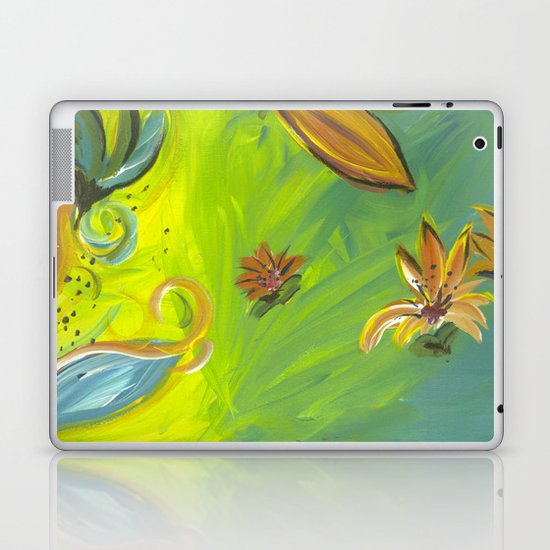 Tropical Flowers Laptop & iPad Skin