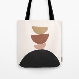 Balanced Midcentury Modern Woodblocks Tote Bag