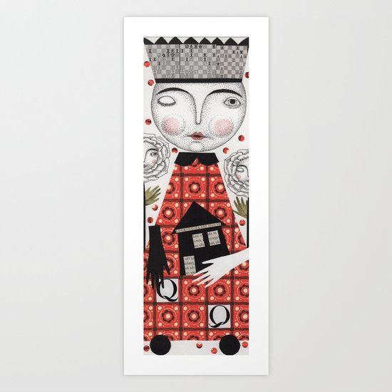 The White Queen Art Print