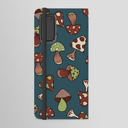Vintage mushrooms 7 Android Wallet Case