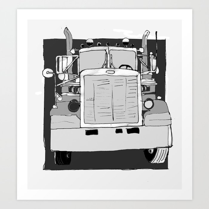 Truck Art Print