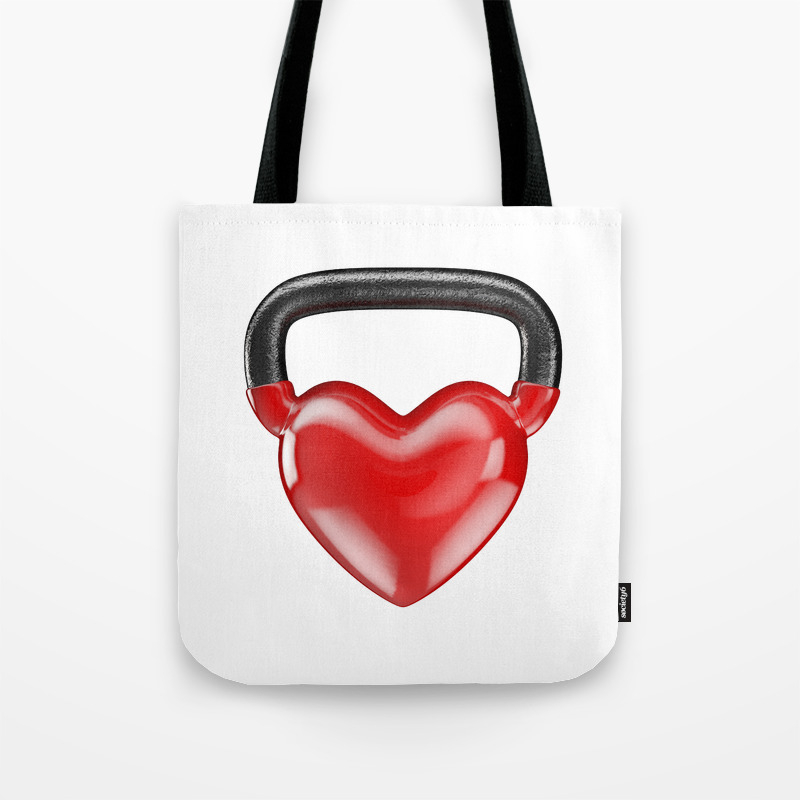 heart shaped tote bag